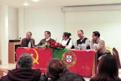 Da esquerda para a direita: Filipe Diniz, Joaquim Vieira, Rosa Gadanho, Fausto Neves e Miguel Viegas