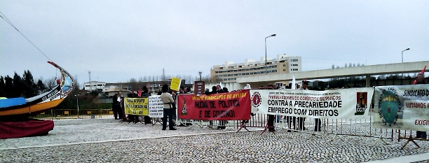 Protestos em Aveiro